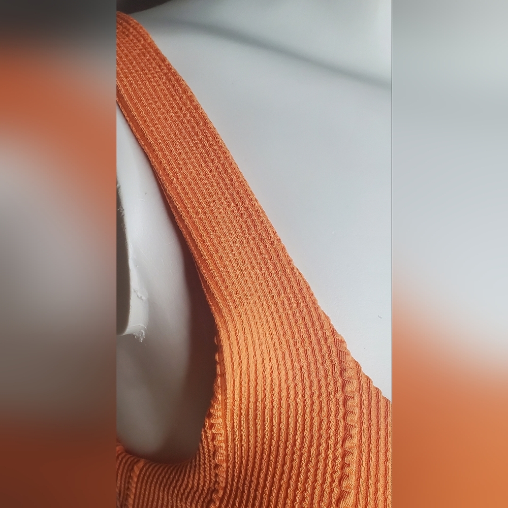 Aerie Size M - 2 Piece Set - High Waisted Orange Bikini - Picture 5 of 8